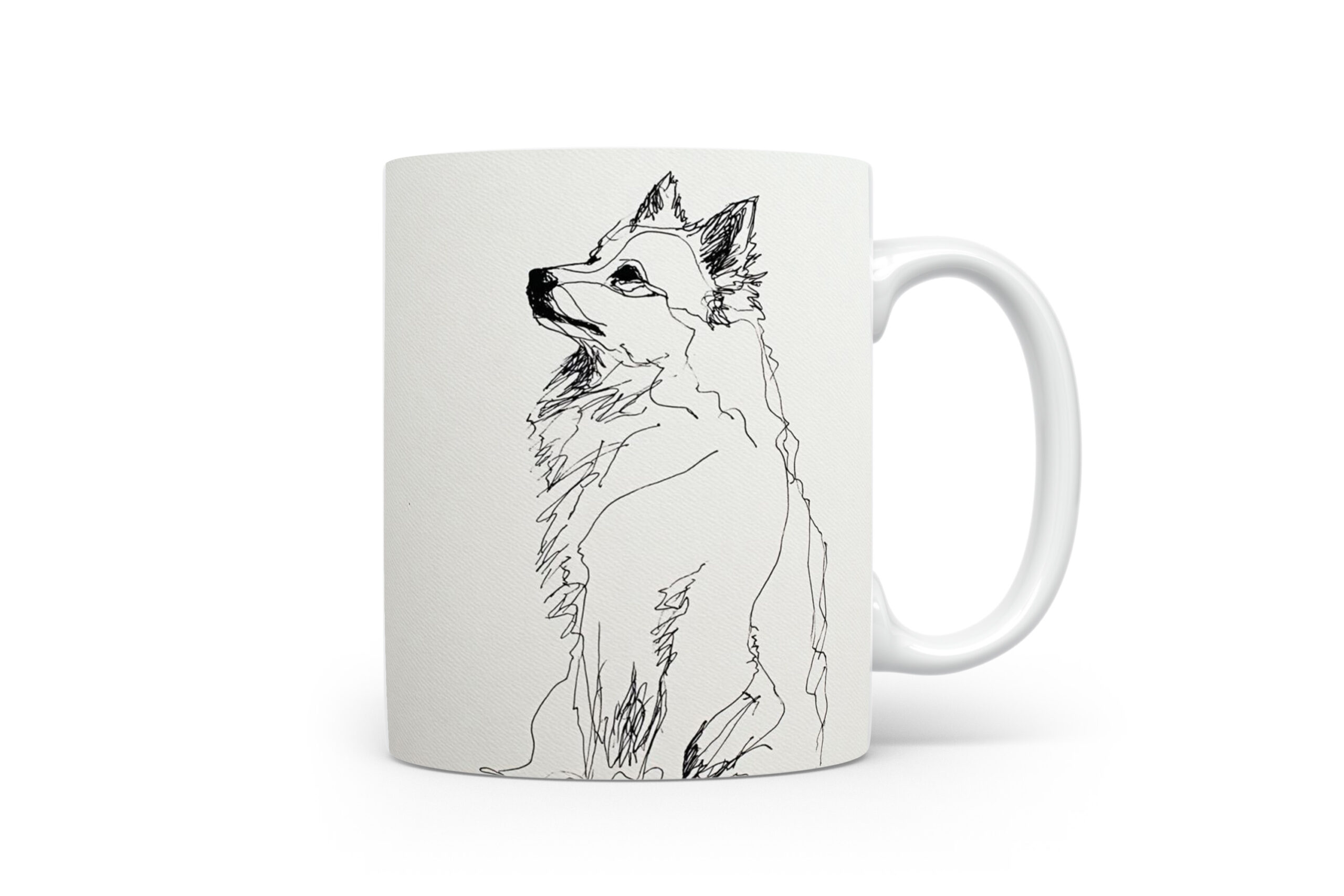Beker Japanse Spitz Japanse Spitz