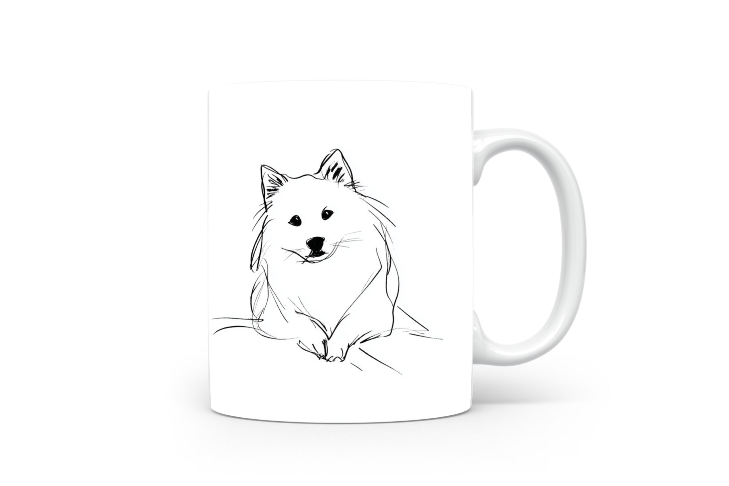 Beker Japanse Spitz Japanse Spitz