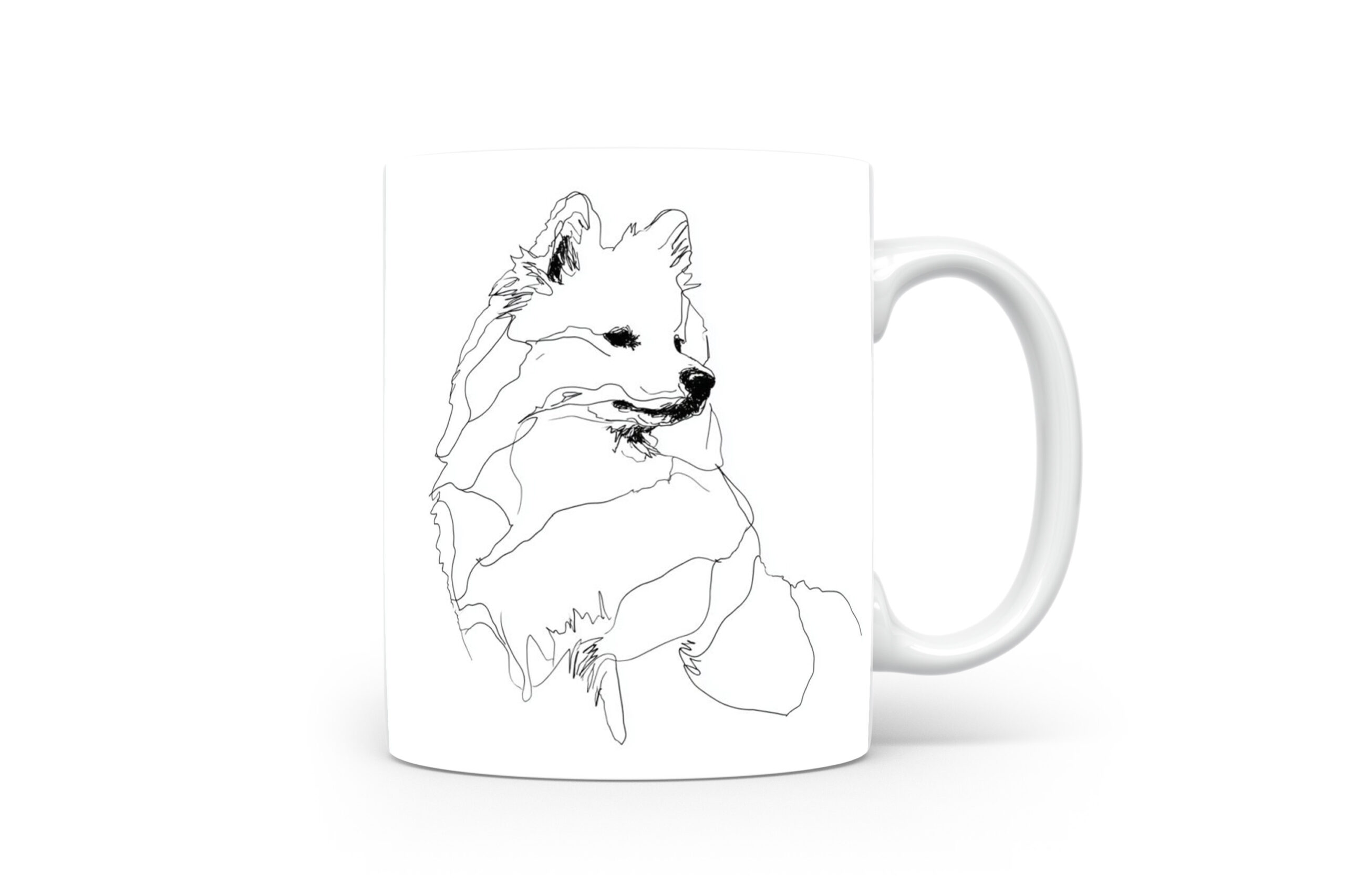 Beker Japanse Spitz Japanse Spitz