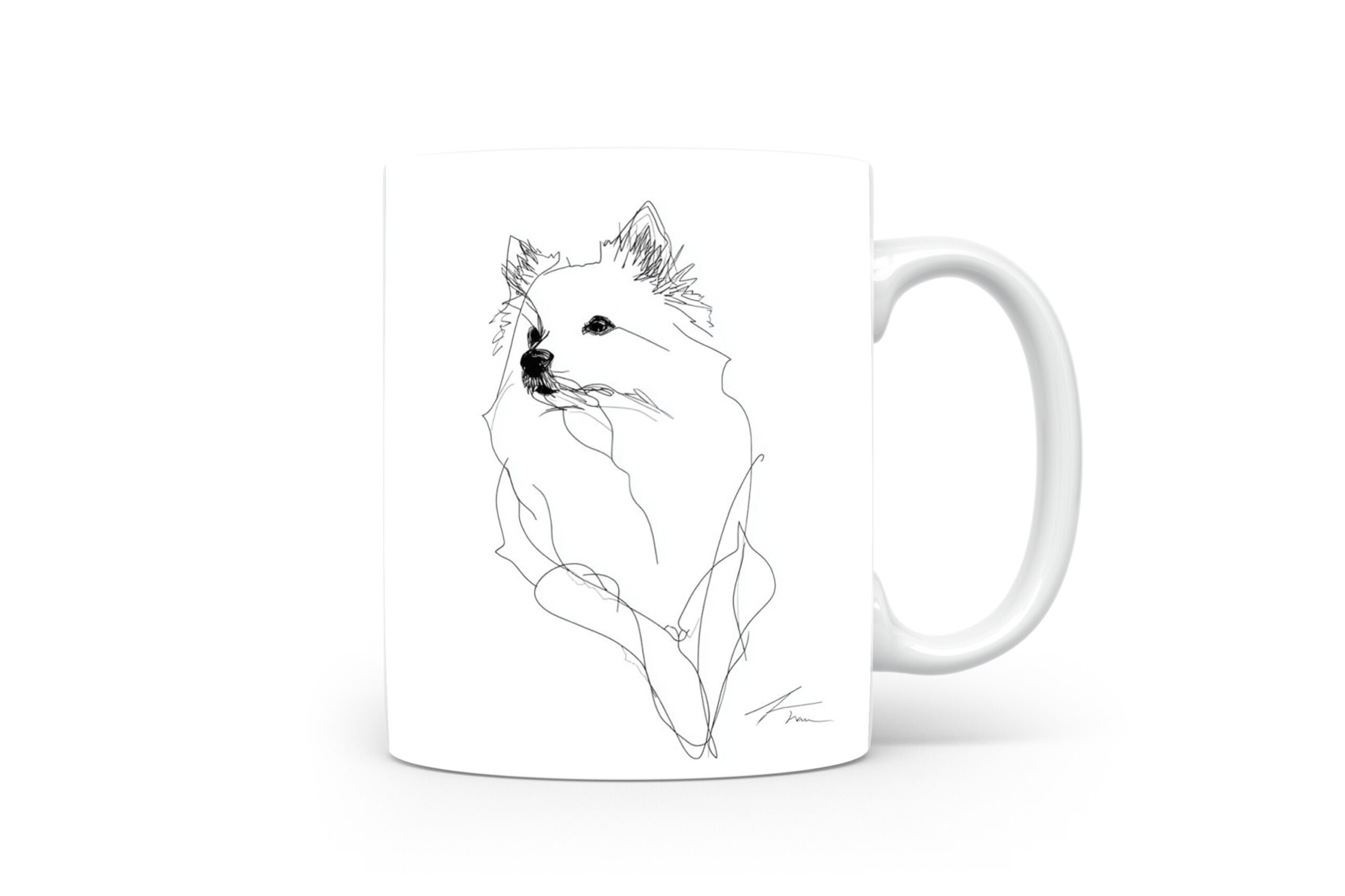 Beker Japanse Spitz Japanse Spitz
