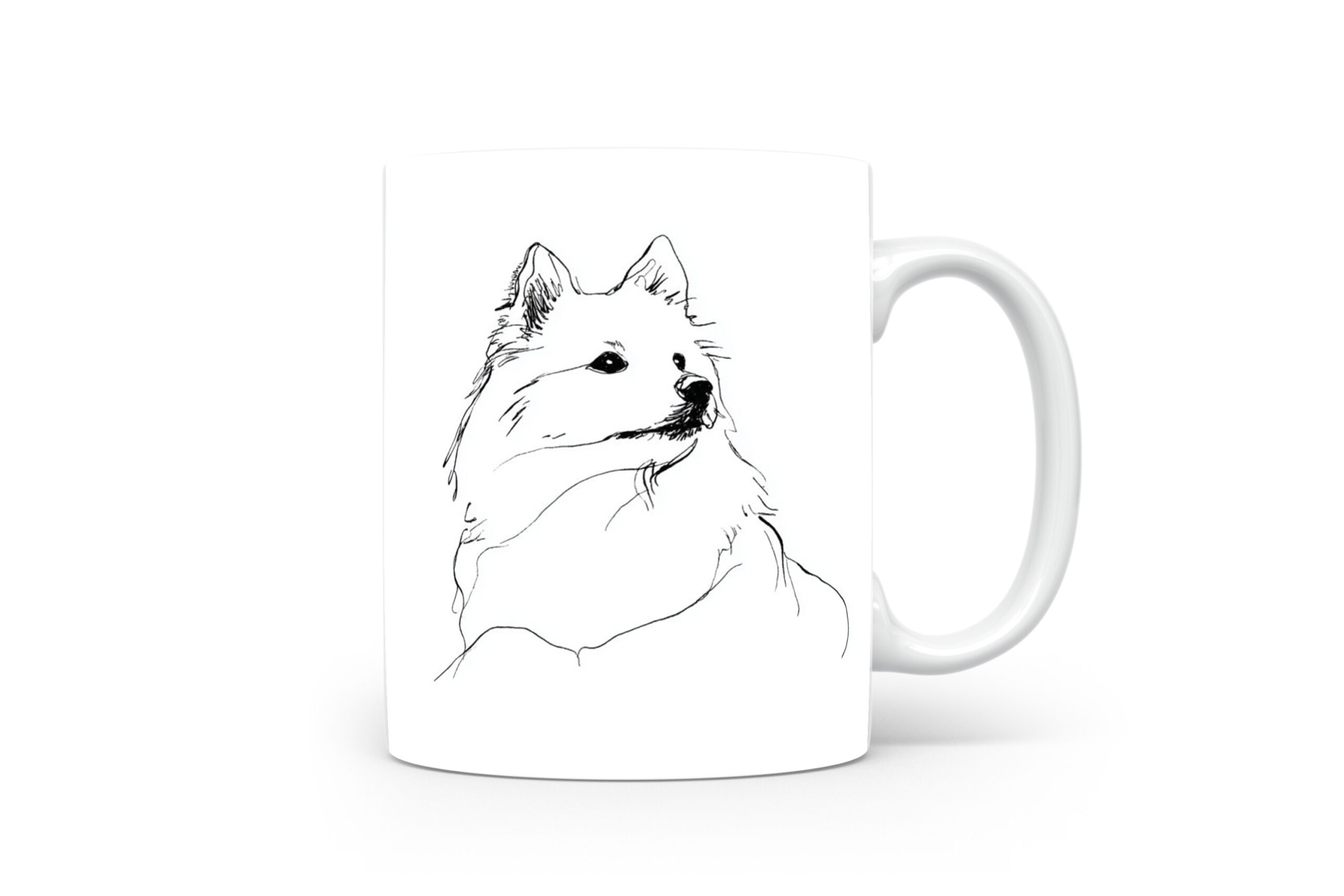 Beker Japanse Spitz Japanse Spitz