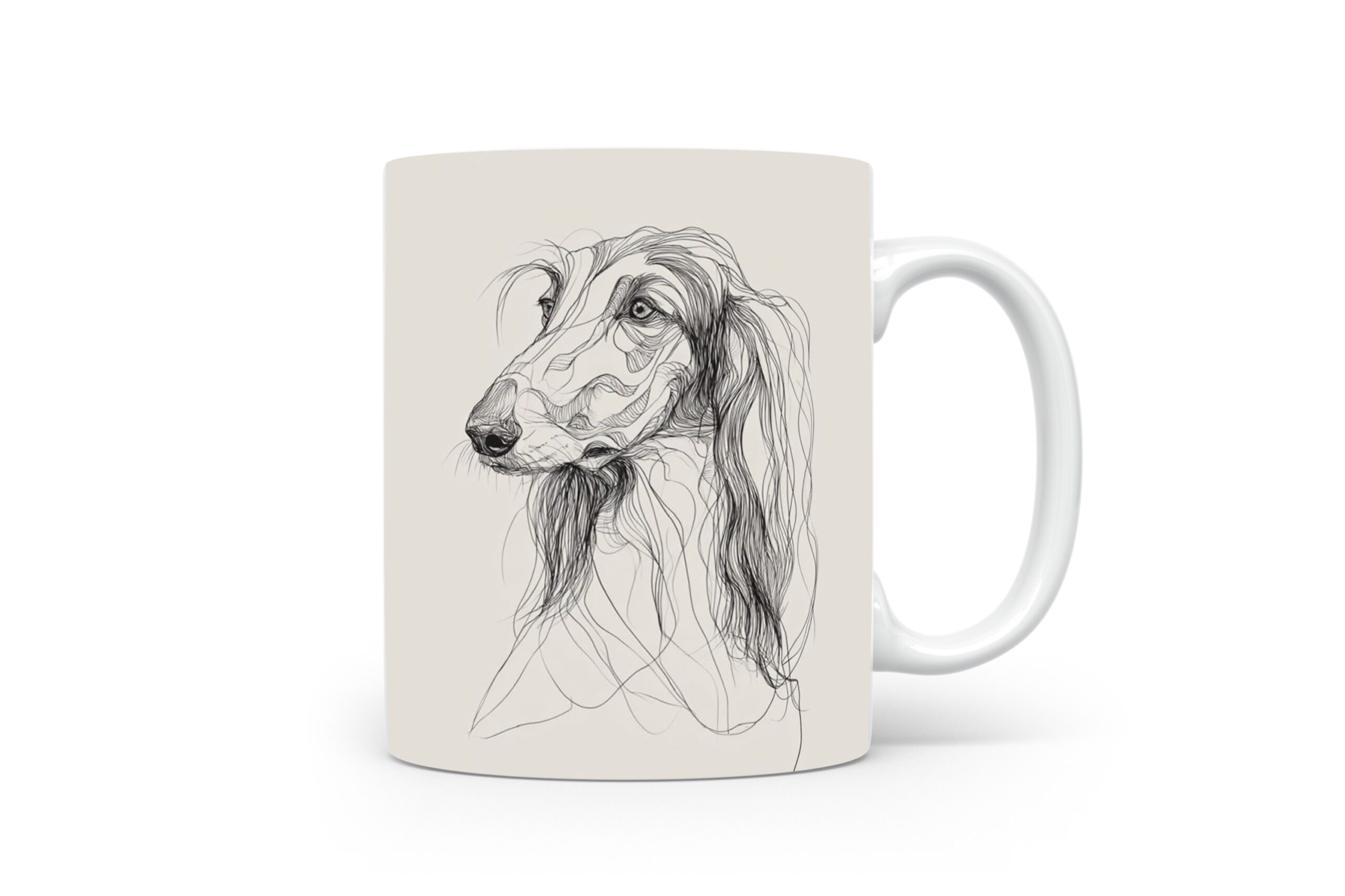 Beker Afghaanse Windhond Afghaanse Windhond