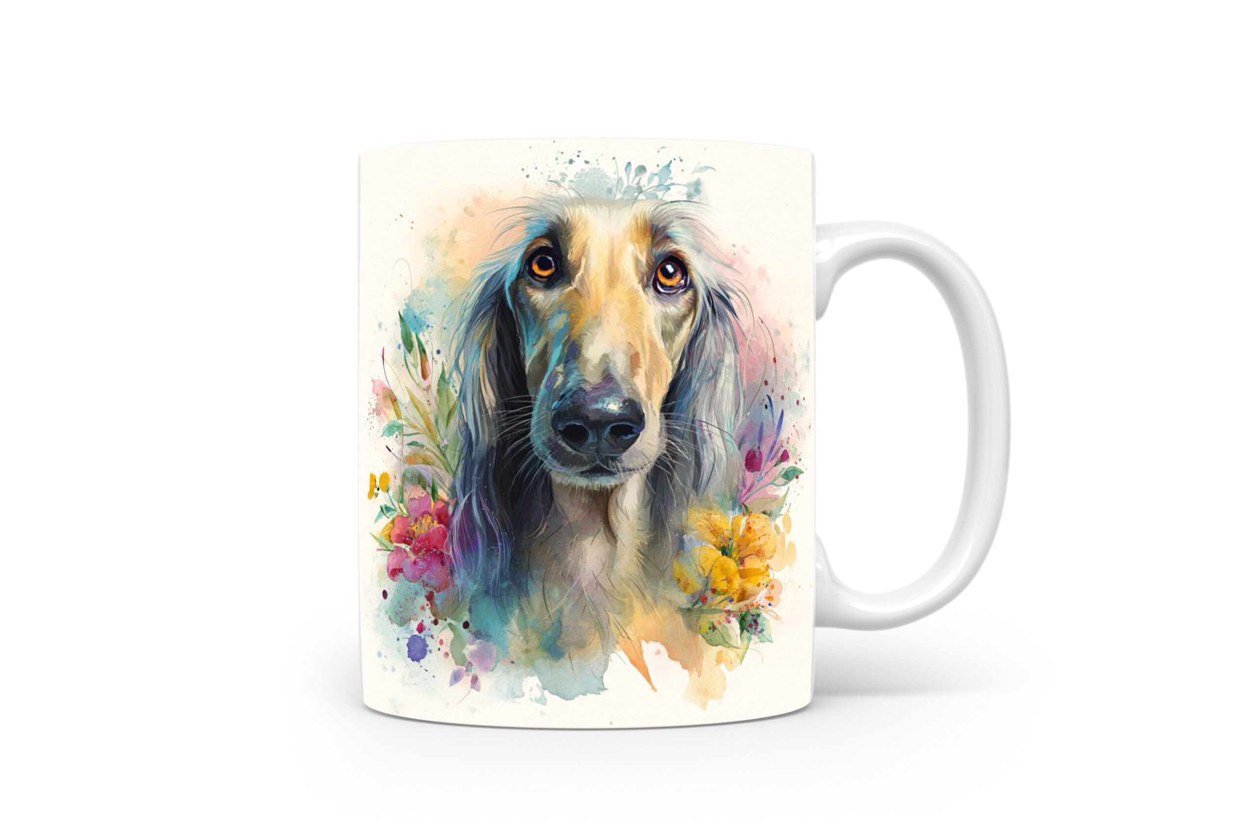 Beker Afgaanse Hound Afgaanse Hound