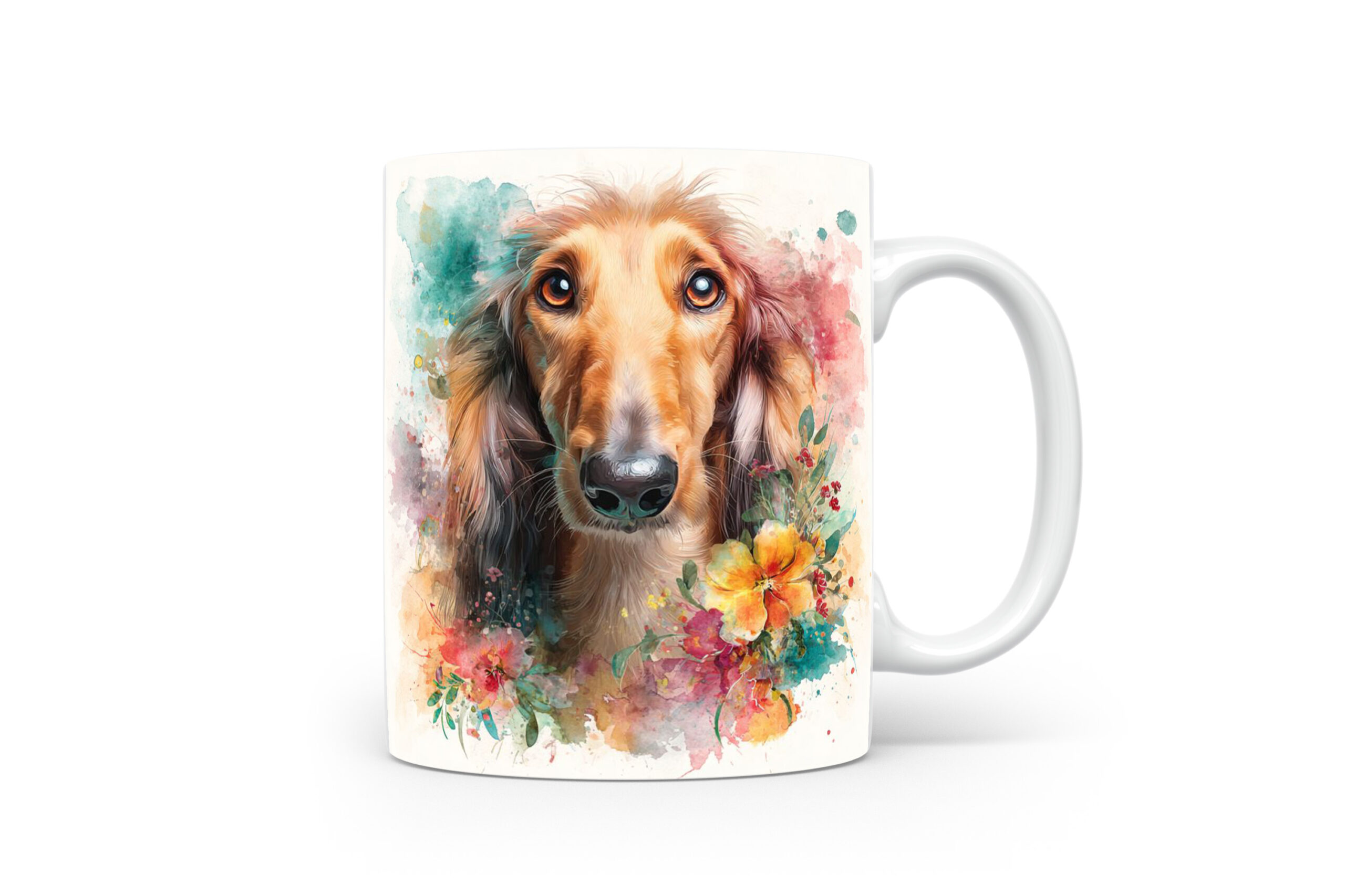 Beker Afgaanse Hound Afgaanse Hound