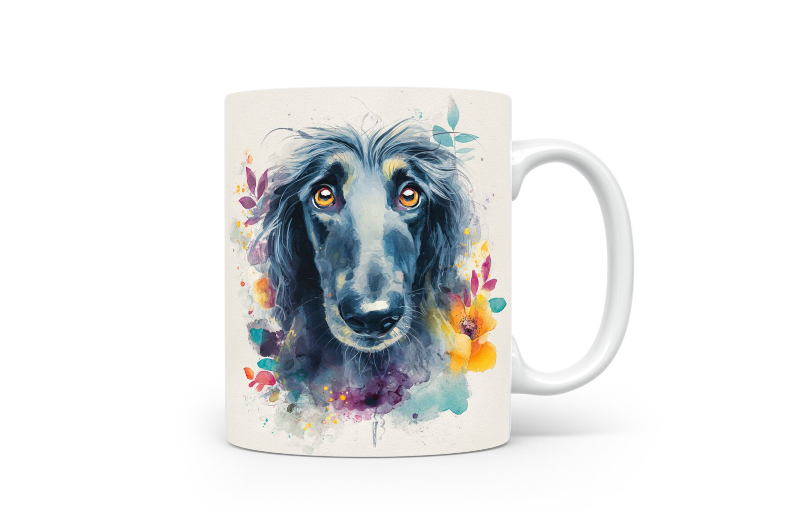 Beker Afgaanse Hound Afgaanse Hound