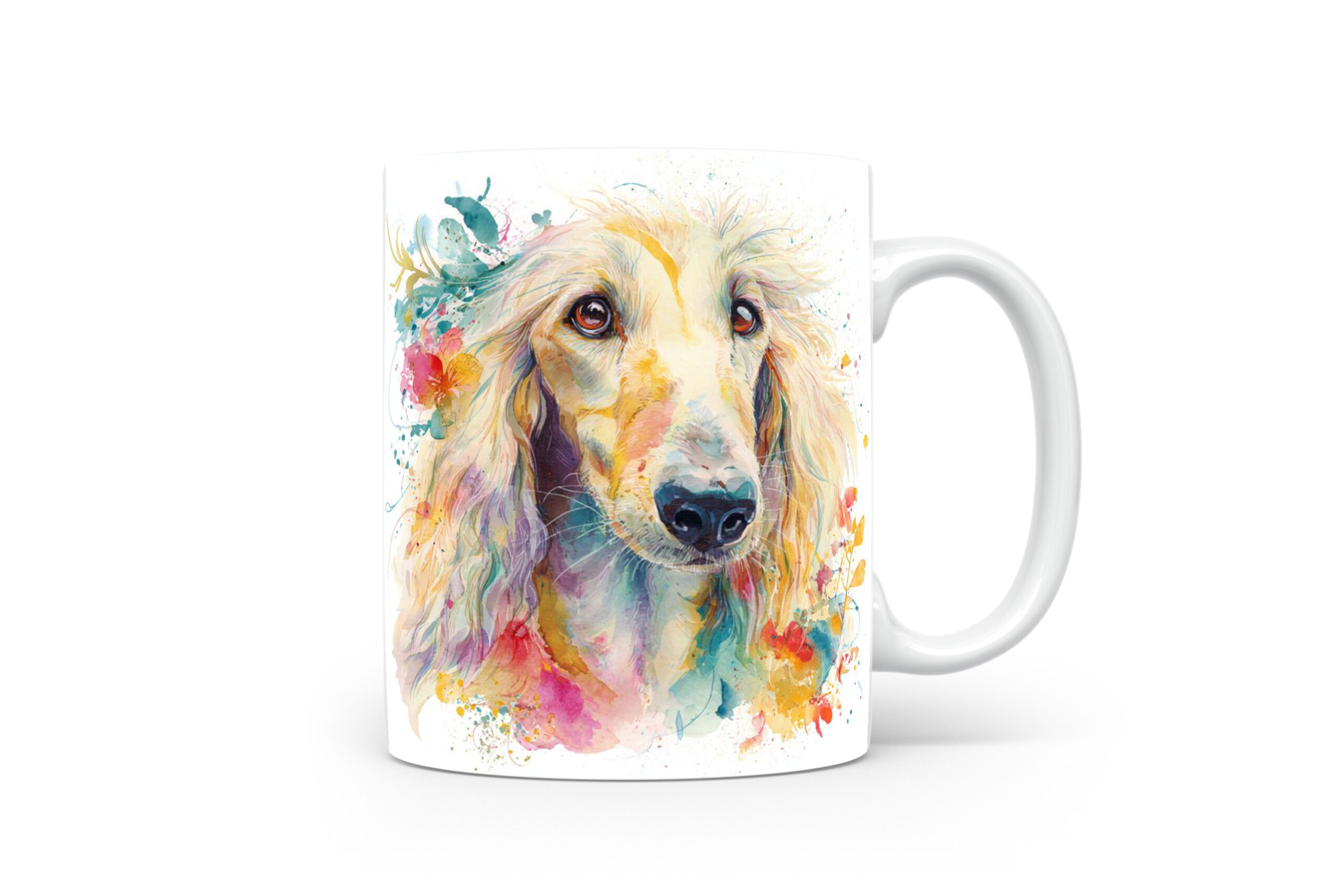 Beker Afgaanse Hound Afgaanse Hound