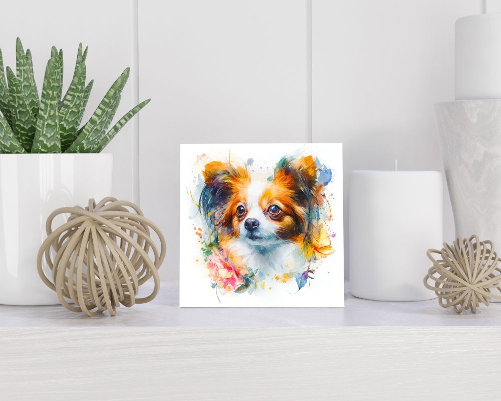 Tegel 15X15 Cm Met Papillon Cadeau Decoratie | Tegeltjes Met Tekst | Tegeltjes Met Spreuken | Collega | Oma | Opa | Pensioen | Mama | Papa | Vriend Tegel 15x15 cm Papillon