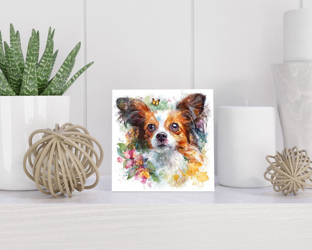 Tegel 15X15 Cm Met Papillon Cadeau Decoratie | Tegeltjes Met Tekst | Tegeltjes Met Spreuken | Collega | Oma | Opa | Pensioen | Mama | Papa | Vriend Tegel 15x15 cm Papillon