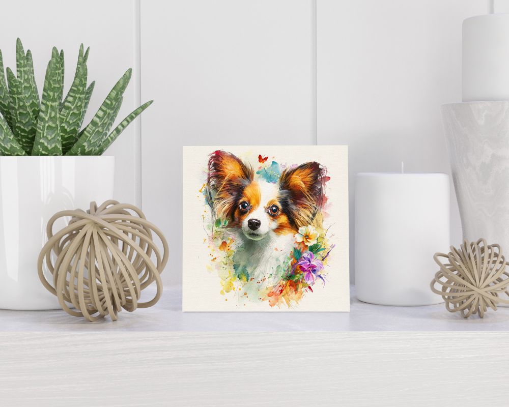 Tegel 15X15 Cm Met Papillon Cadeau Decoratie | Tegeltjes Met Tekst | Tegeltjes Met Spreuken | Collega | Oma | Opa | Pensioen | Mama | Papa | Vriend Tegel 15x15 cm Papillon