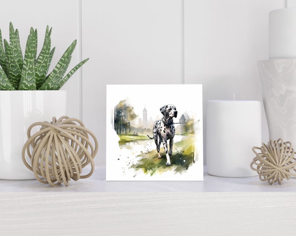 Tegel 15X15 Cm Met Dalmatiër Cadeau Decoratie | Tegeltjes Met Tekst | Tegeltjes Met Spreuken | Collega | Oma | Opa | Pensioen | Mama | Papa | Vriend Tegel 15x15 cm Dalmatiër
