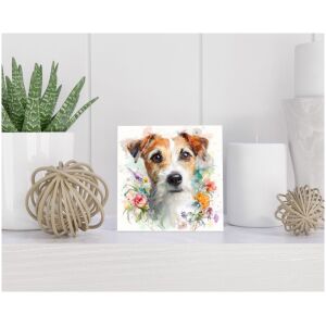 Tegel 15x15 cm Parson Russell Terriër