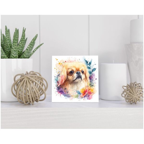 Tegel 15x15 cm Pekinees