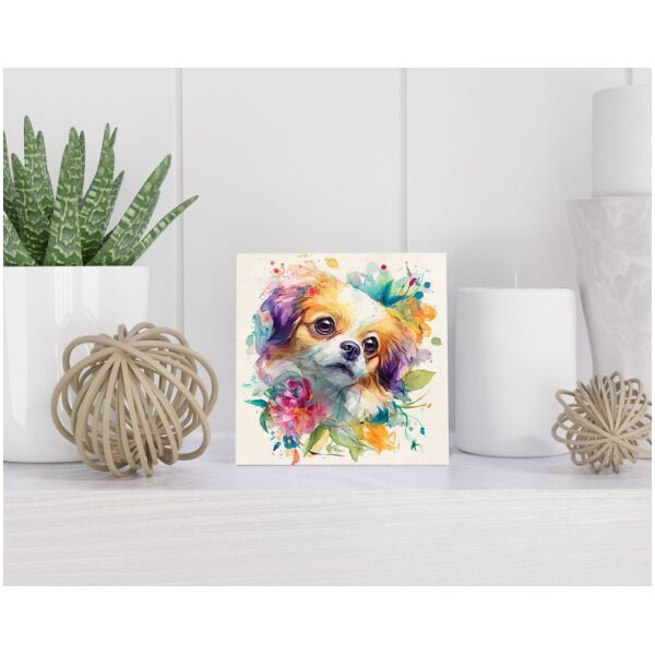 Tegel 15x15 cm Pekinees