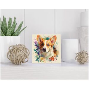 Tegel 15x15 cm Pembroke Welsh Corgi