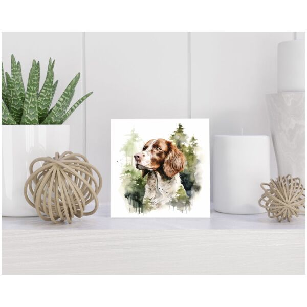 Tegel 15x15 cm Bretonse Spaniël