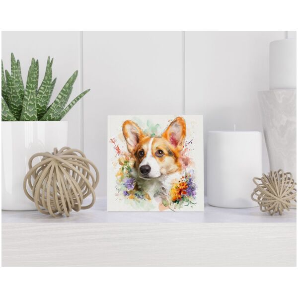 Tegel 15x15 cm Pembroke Welsh Corgi