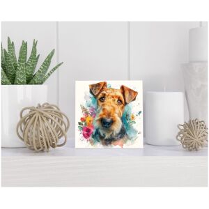 Tegel 15x15 cm Airedale Terriër