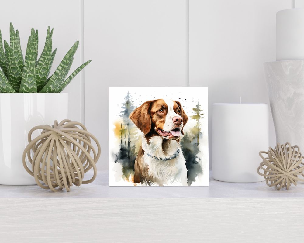 Tegel 15x15 cm Bretonse Spaniël