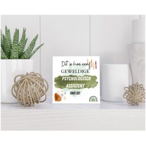 Tegel 15x15 cm Psychologisch assistent