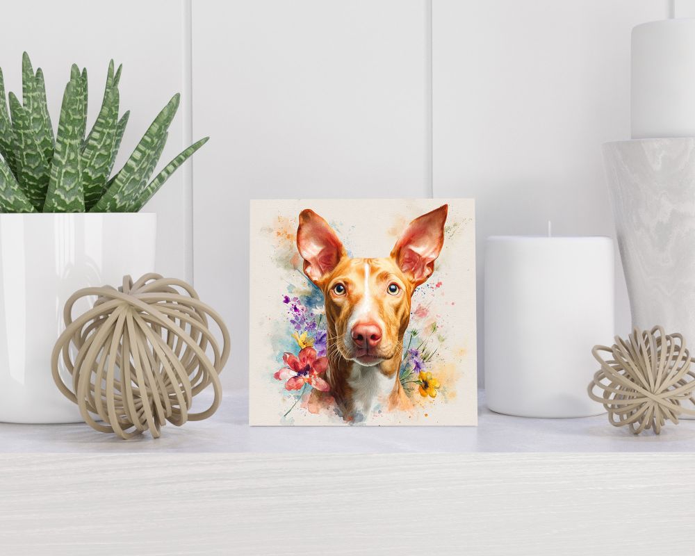 Tegel 15X15 Cm Met Pharaohond Cadeau Decoratie | Tegeltjes Met Tekst | Tegeltjes Met Spreuken | Collega | Oma | Opa | Pensioen | Mama | Papa | Vriend Tegel 15x15 cm Pharaohond