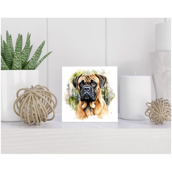 Tegel 15x15 cm Bullmastiff