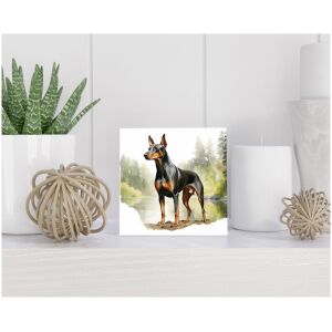 Tegel 15x15 cm Dobermann