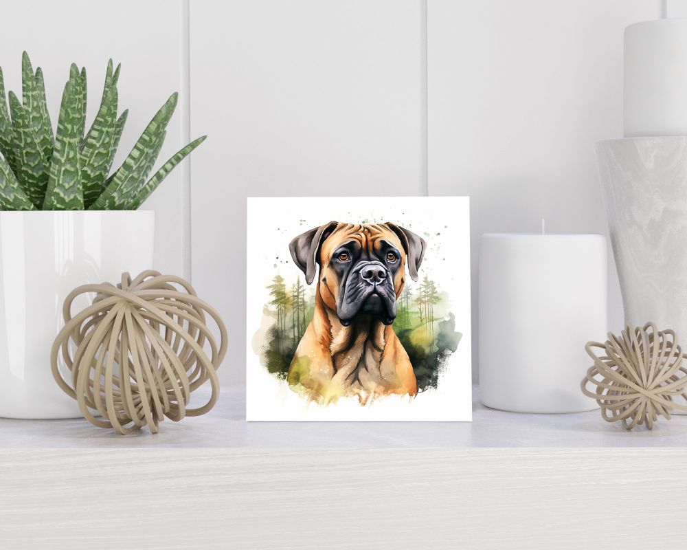 Tegel 15x15 cm Bullmastiff
