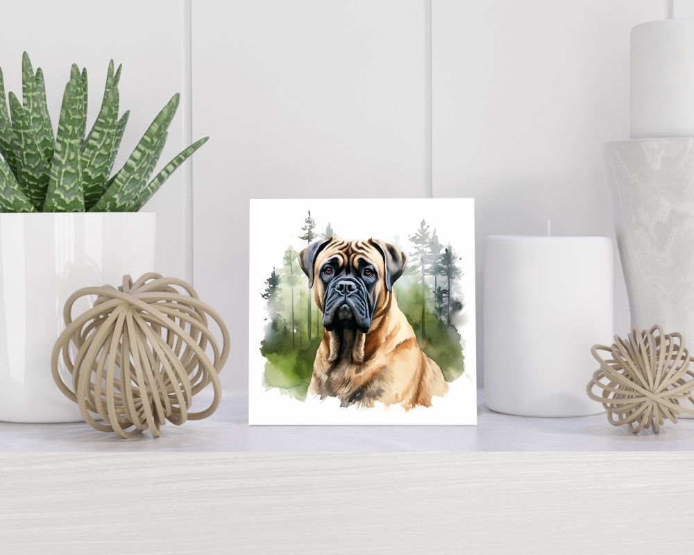 Tegel 15x15 cm Bullmastiff