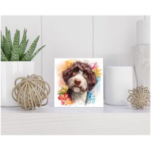 Tegel 15x15 cm Portugese Waterhond
