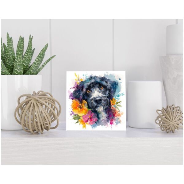 Tegel 15x15 cm Portugese Waterhond
