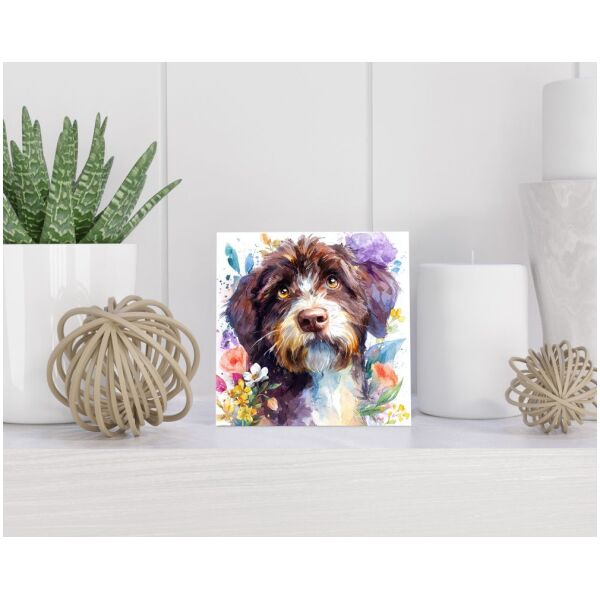 Tegel 15x15 cm Portugese Waterhond