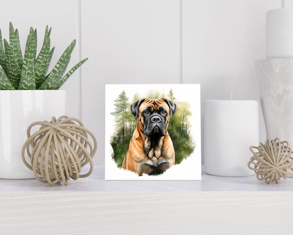 Tegel 15x15 cm Bullmastiff