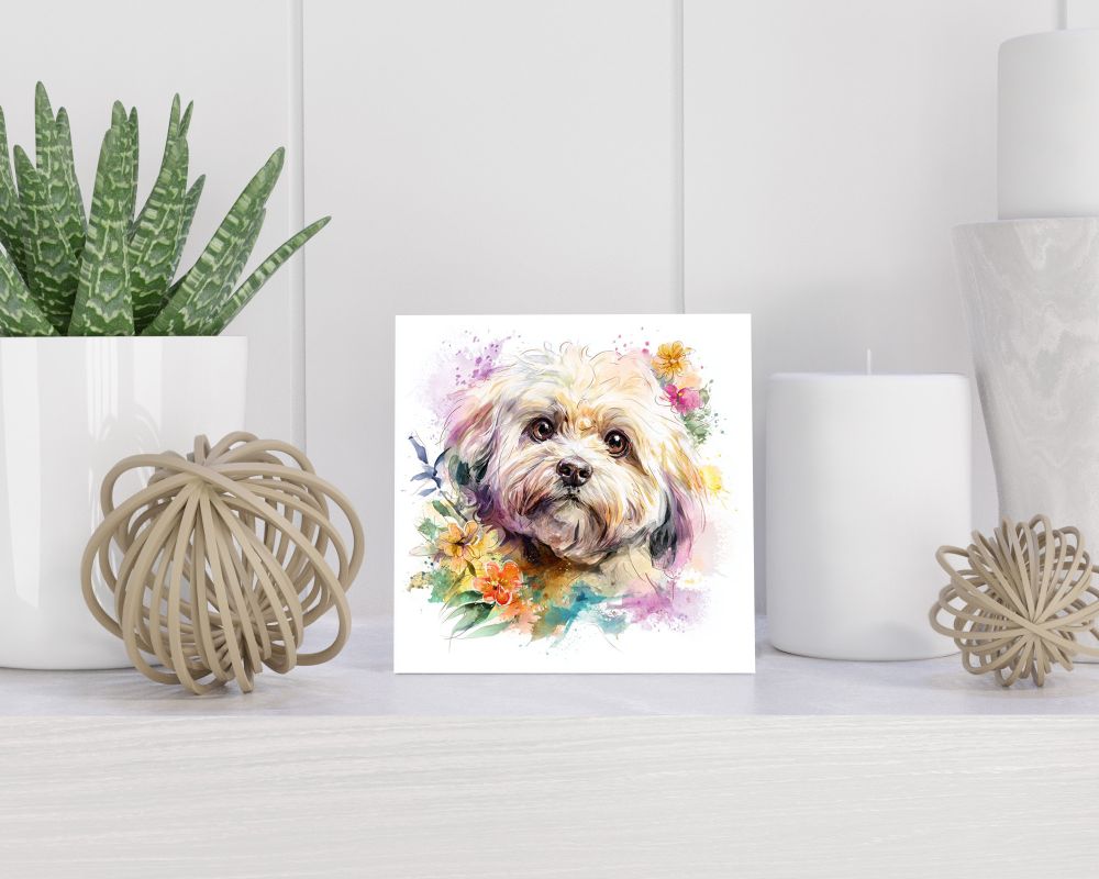 Tegel 15X15 Cm Met Puli Cadeau Decoratie | Tegeltjes Met Tekst | Tegeltjes Met Spreuken | Collega | Oma | Opa | Pensioen | Mama | Papa | Vriend Tegel 15x15 cm Puli