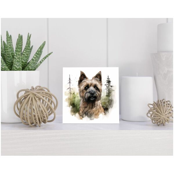 Tegel 15x15 cm Cairn Terriër