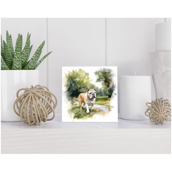 Tegel 15x15 cm Engelse Bulldog