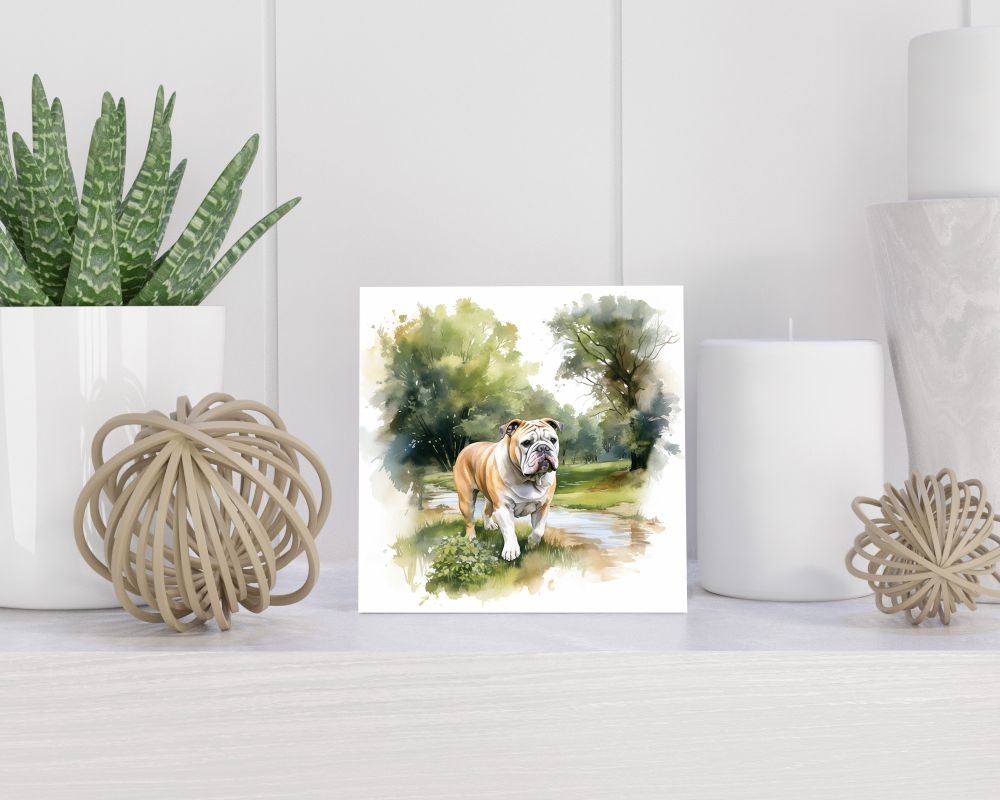 Tegel 15x15 cm Engelse Bulldog