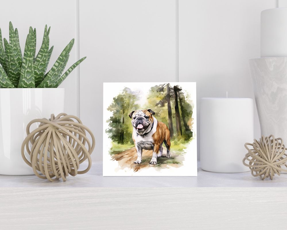 Tegel 15x15 cm Engelse Bulldog