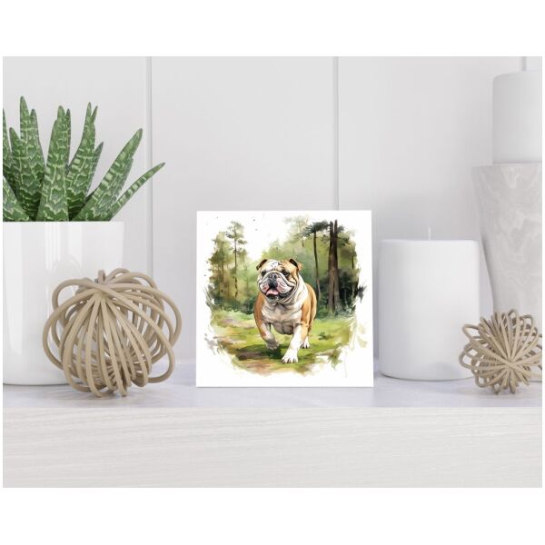 Tegel 15x15 cm Engelse Bulldog