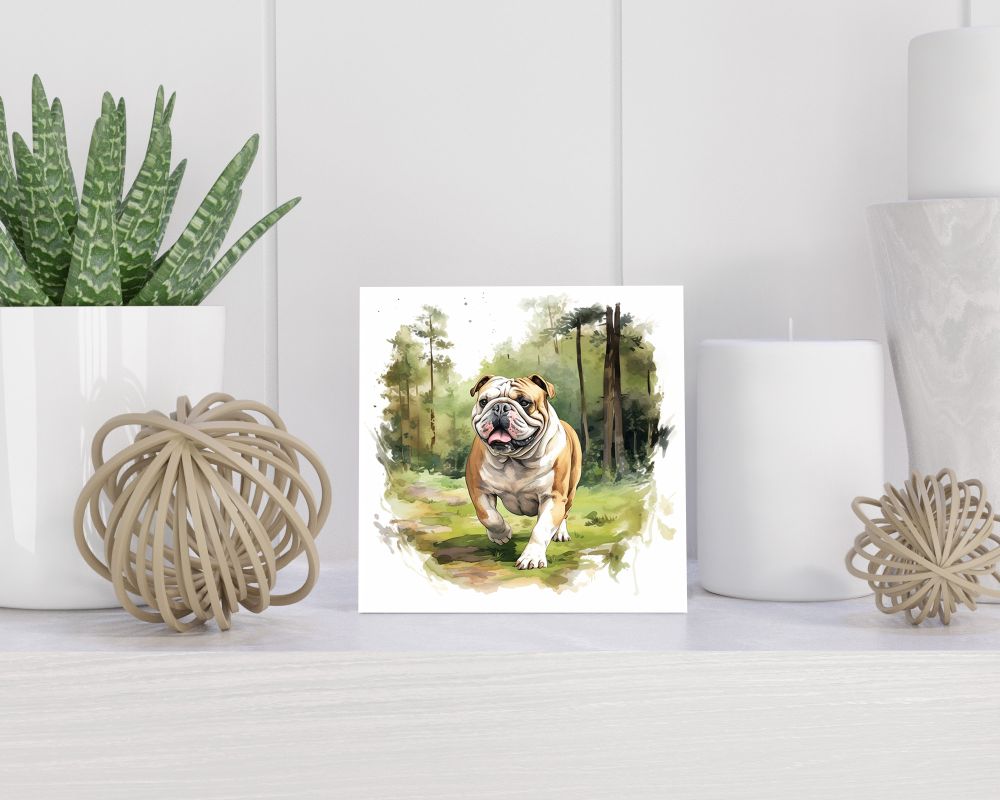 Tegel 15x15 cm Engelse Bulldog