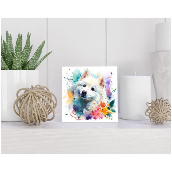 Tegel 15x15 cm Samojeed