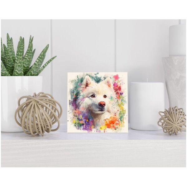 Tegel 15x15 cm Samojeed