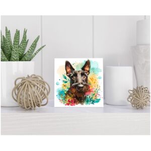 Tegel 15x15 cm Schotse Terriër