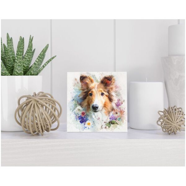 Tegel 15x15 cm Shetland Sheepdog
