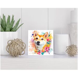 Tegel 15x15 cm Shiba Inu