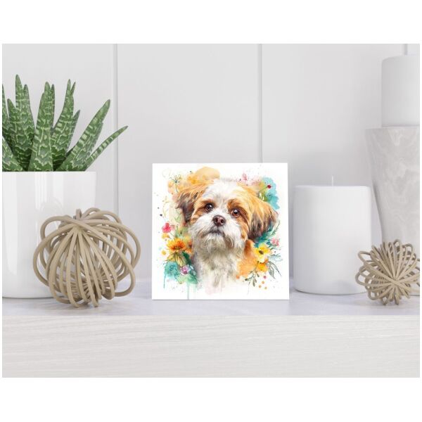 Tegel 15x15 cm Shih Tzu