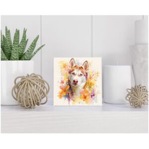 Tegel 15x15 cm Siberian Husky