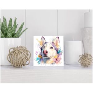 Tegel 15x15 cm Siberian Husky