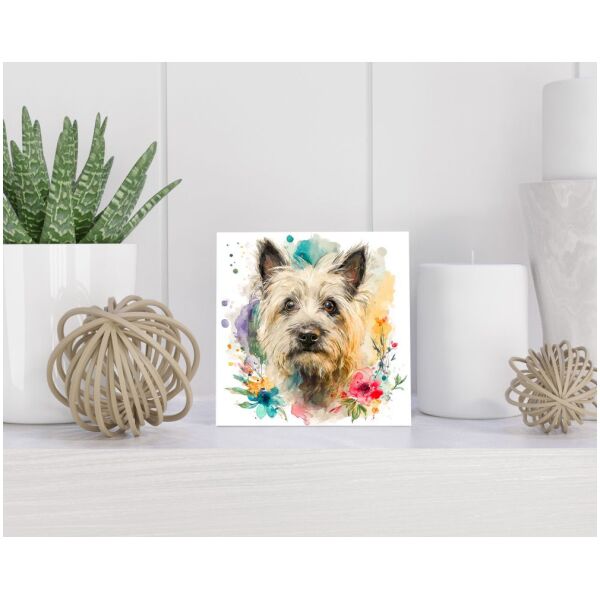 Tegel 15x15 cm Skye Terrier