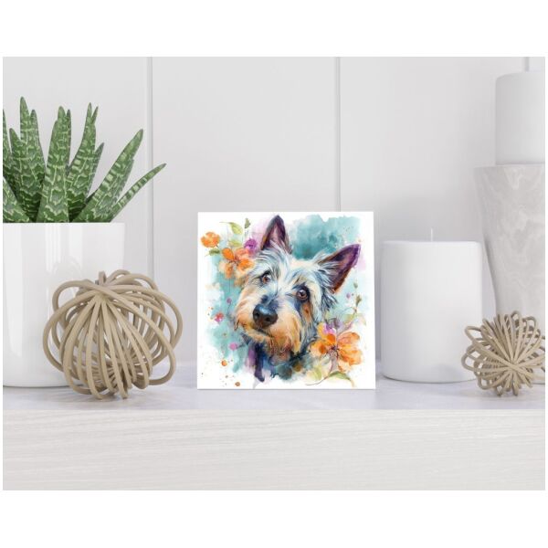 Tegel 15x15 cm Skye Terrier