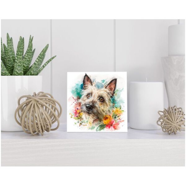 Tegel 15x15 cm Skye Terrier